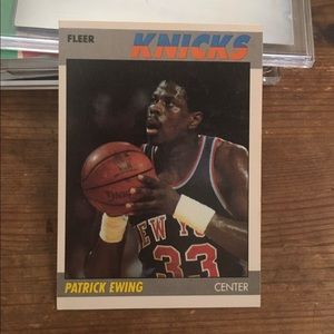 1987 Fleer Patrick Ewing #37